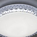 Ver imagem 3 de Lustre Plafon Led Sagitta 12w 28cm Céu Estrelado Acrílico Branco Frio 6500k Bivolt
