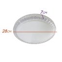 Ver imagem 5 de Lustre Plafon Led Sagitta 12w 28cm Céu Estrelado Acrílico Branco Frio 6500k Bivolt