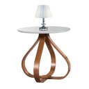 Ver imagem 1 de Mesa de Canto Bella Redonda Off White 60 Cm