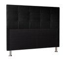Ver imagem 3 de Kit Cabeceira e Calçadeira Baú Solteiro 0,90m Roma Suede Preto - Pallazio