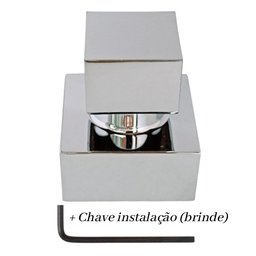 Kit 4 Acabamento Registro Quadrado 1/2 3/4 Padrão Deca Metal - 4