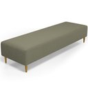 Ver imagem 1 de Puff Decorativo Bali W01 Pés Palito 170x60cm Bouclê Oliva - Lyam Decor