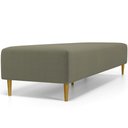 Ver imagem 2 de Puff Decorativo Bali W01 Pés Palito 170x60cm Bouclê Oliva - Lyam Decor