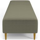 Ver imagem 4 de Puff Decorativo Bali W01 Pés Palito 170x60cm Bouclê Oliva - Lyam Decor