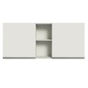 Ver imagem 7 de Armário Aéreo Madesa Glamy 150 cm 2 Portas e 2 Nichos Branco Cor:Branco