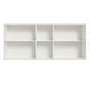 Ver mais imagens de Armário Aéreo Madesa Glamy 150 cm 2 Portas e 2 Nichos Branco Cor:Branco