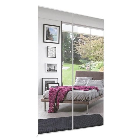 Portas Sapateira Diamante com Espelho - Só As Portas