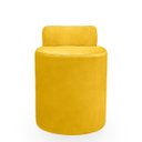 Ver imagem 4 de Puff Banqueta Alto Confortável Reforçado Minimalista Roma Suede