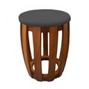 Ver imagem 1 de Puff Garden Suede Grafite - Dominic Decor
