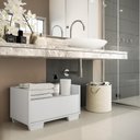 Ver imagem 7 de Gabinete Armário Banheiro 60cm Multimóveis V3625 Branco