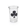 Kit 4 copo shot de vidro personalizado naipes baralho 45 ml - 5