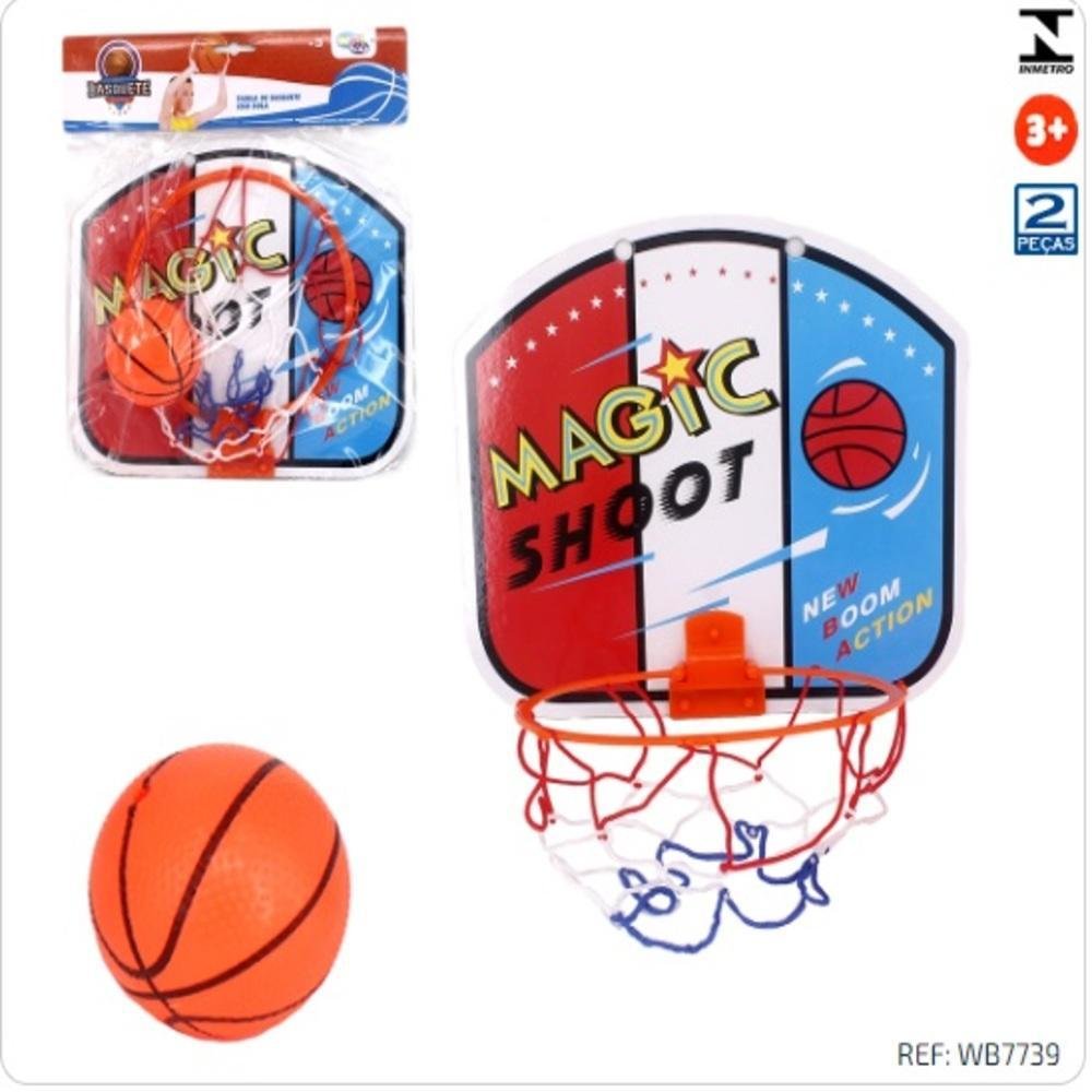 Jogo De Basquete Basket Ball Cesta Com 60 Bolinhas Brinquedo