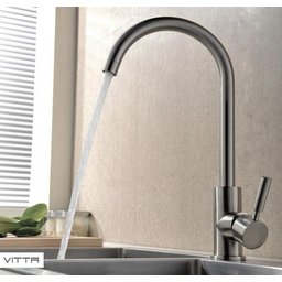 Torneira Misturador de Cozinha Monocomando Aqua 70051 Inox Vitta - 5