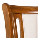 Ver imagem 5 de Kit 8 Cadeiras de Jantar em Madeira Munike Estofada Linho Bege Impermeável L82 Rmi