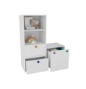 Ver imagem 1 de Armário Montessoriano Gaveteiro + Baú Rubi 100% Mdf