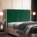 Ver imagem 1 de Cabeceira Cama Box Quenn 160 cm Aurora W01 Facto Verde Musgo - Lyam Decor