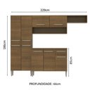 Ver imagem 6 de Cozinha Completa Emilly com Armário e Balcão Rustic Madesa