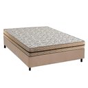 Ver imagem 1 de Conjunto Box Casal: Colchão Molas Paropas Ensacadas Basic + Base Crc Suede Clean (138x188)