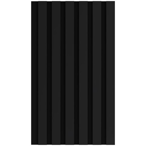 Ripado Ru Preto 0,75m² Caixa com 6 Unidades - 07961222 - Eucatex