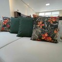 Ver imagem 4 de Capa de Almofada Verde Musgo Liso Impermeável 45x45cm