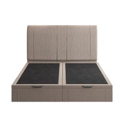 Cama Flutuante Baú Space King Linho - Skybox - 7