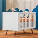Ver imagem 2 de Berço para Bebê Ravi 74cm Branco Semi Brilho - Sallar Home