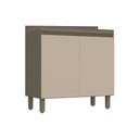 Ver imagem 1 de Balcão de Cozinha Connect 2 Portas c/Tampo Duna/Cristal - Henn