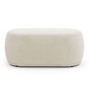 Ver imagem 5 de Conjunto 02 Puffs Decorativos Orgânicos Molly Bouclê Bege - Desk Design