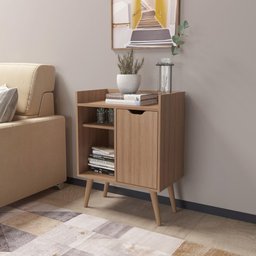 Aparador Buffet para Sala 1 Porta Tecnomobili Amêndoa - Ap2310 - 7