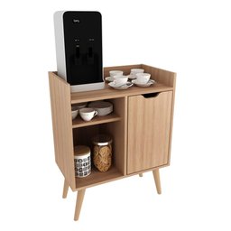 Aparador Buffet para Sala 1 Porta Tecnomobili Amêndoa - Ap2310 - 6