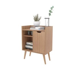 Aparador Buffet para Sala 1 Porta Tecnomobili Amêndoa - Ap2310 - 8