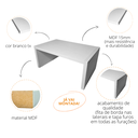 Ver imagem 2 de Organizador Cozinha Armário Mesa 100%mdf Branco Montado