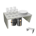 Ver imagem 1 de Organizador Cozinha Armário Mesa 100%mdf Branco Montado