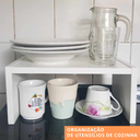 Ver imagem 5 de Organizador Cozinha Armário Mesa 100%mdf Branco Montado