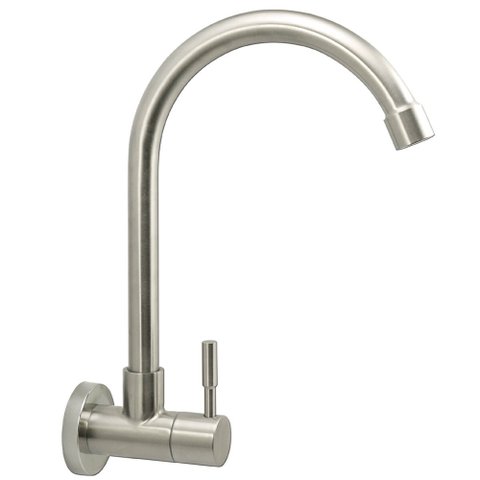 Torneira de Parede Bica Móvel Steel Inox para Pia 9501 - 771095 - STOC