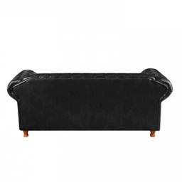 Sofá Luís Xv 3 Lugares Chesterfield Capitonê Vintage Clássic Bella Decor - 4