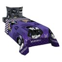 Ver imagem 1 de Jogo de Cama Infantil Lepper Wandinha Solteiro 3 Peças Microfibra Roxo