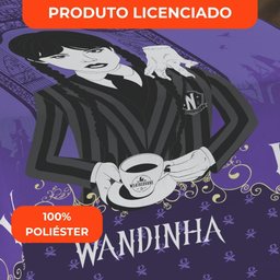 Jogo de Cama Infantil Lepper Wandinha Solteiro 3 Peças Microfibra Roxo - 7