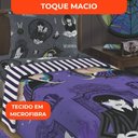 Ver imagem 4 de Jogo de Cama Infantil Lepper Wandinha Solteiro 3 Peças Microfibra Roxo