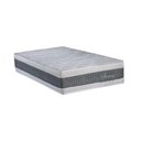 Ver imagem 4 de Cama Box c/Auxiliar Solteiro: Colchão Polar MasterPocket Serenatta 30 + Base CRC Rústico Branco(88x1