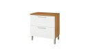 Ver imagem 1 de Balcao Nesher Burguesa Premium 1pt/1gav 800mm (frj-branco)