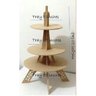 Bandeja/suporte Tipo Torre para Doces e Bolos em Mdf - 2