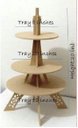 Ver imagem 2 de Bandeja/suporte Tipo Torre para Doces e Bolos em Mdf