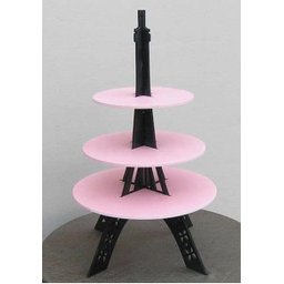 Bandeja/suporte Tipo Torre para Doces e Bolos em Mdf - 1