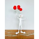 Ver imagem 1 de Escultura Palhaço. Palhaça. Decoração Artesanal. Feita À Mão