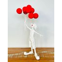 Ver imagem 2 de Escultura Palhaço. Palhaça. Decoração Artesanal. Feita À Mão