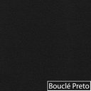 Ver mais imagens de Sofá Curvo Malta 1 Lugar Compacto Moderno Luxo Bouclé Preto