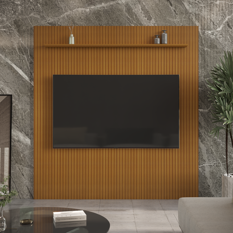 Painel Ripado 3d para Tv até 75 Polegadas Print 225cm