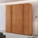 Ver imagem 1 de Guarda Roupa Casal Severo 100% MDF 4 Portas e 2 Gavetas Yescasa