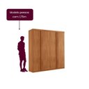 Ver imagem 5 de Guarda Roupa Casal Severo 100% MDF 4 Portas e 2 Gavetas Yescasa
